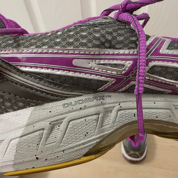 Asics Grey Purple GT-2170 Duomax Gel Supportive Outdoor Running Sneakers Size 8 - Picture 7 of 9